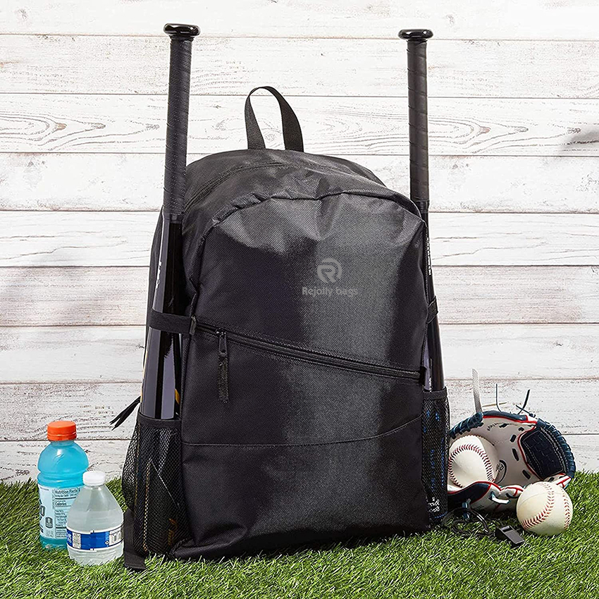 Baseball Bat Bag, Grey Backpack with Adjustable Padded Straps Baseball Bags RJ19678