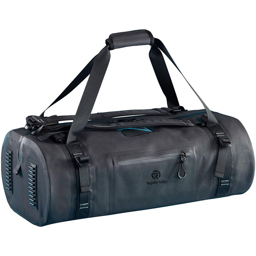 Dry Waterproof Black Duffel TPU Design Tote for Kayaking Boating Weekenders Bag RJ228389