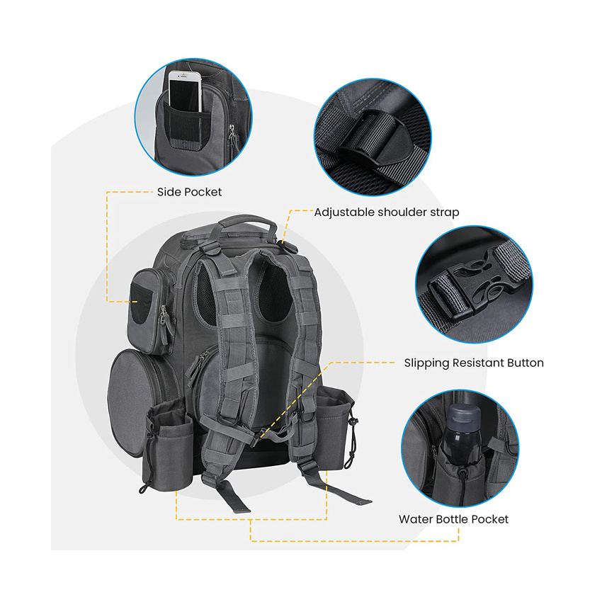 Original Outdoor Sports Leisure Frisbee High-Capacity Professional Shuttle Disc Golf Frisbee Backpack Bag