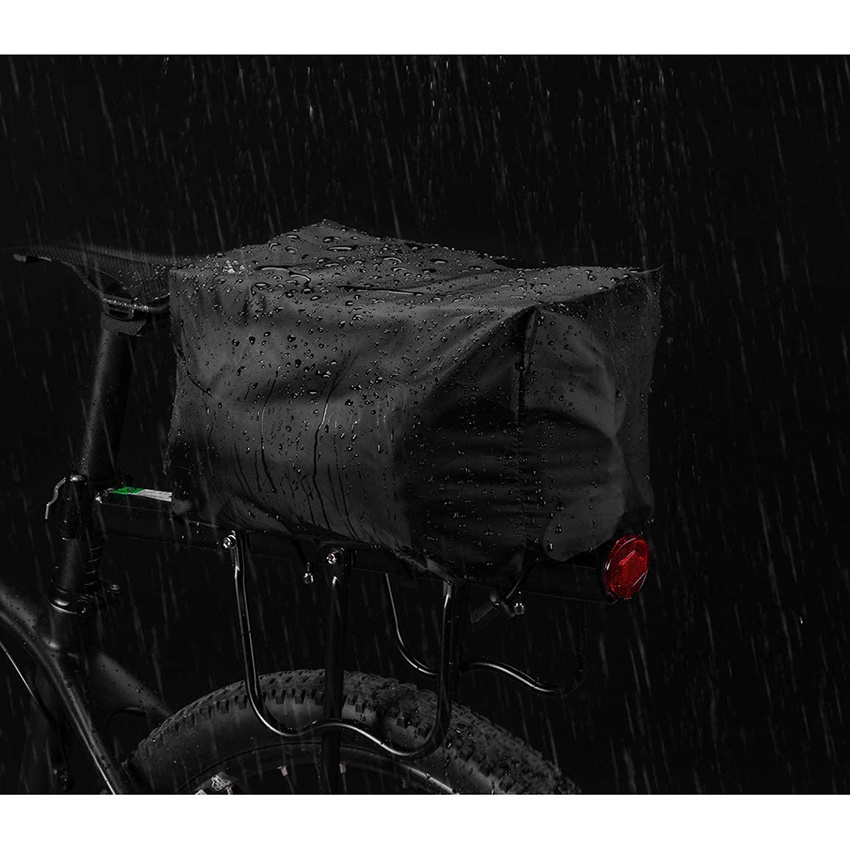 Bike Trunk Bag Bicycle Rack Rear Carrier Bag Commuter Luggage Pannier with Rain Cover Cycling Bag