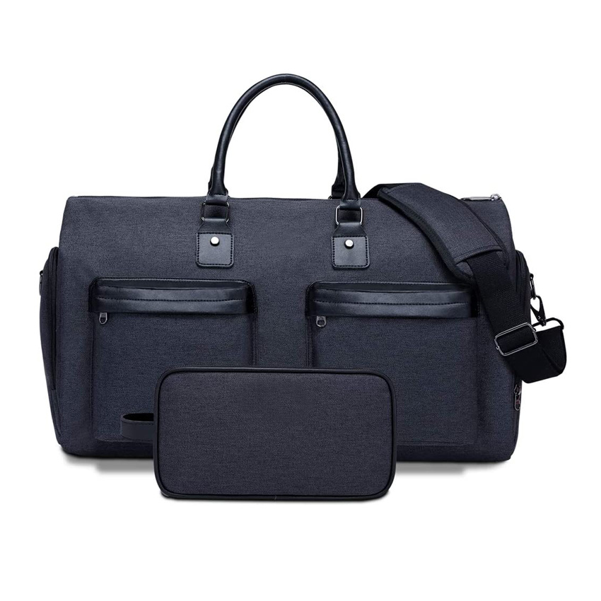 Convertible Garment Bag with Toiletry Bag 2 in 1 Hanging Suitcase Suit Travel Bags