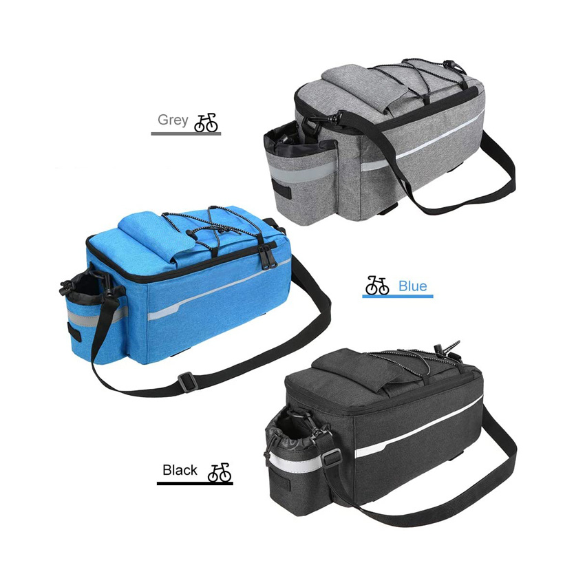 Bicycle Cooler Bag for Cold or Hot Items Bike Rear Rack Storage Case Bike Pannier Bag