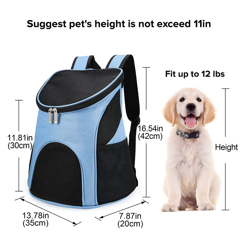 Foldable High Quality Pet Bag Small Dogs and Cats Backpack Pet Products Storage Bag