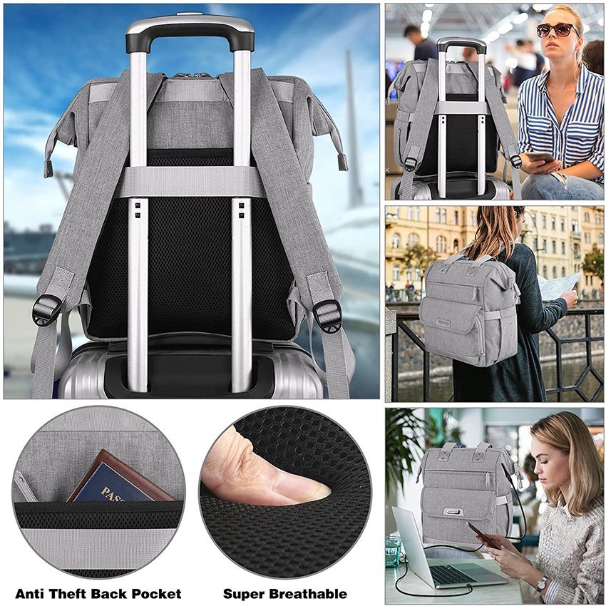 Computer Backpack Doctor Teacher Work Purse Bookbag College School Water Resistant Travel Casual Shoulder Bag Laptop Bag