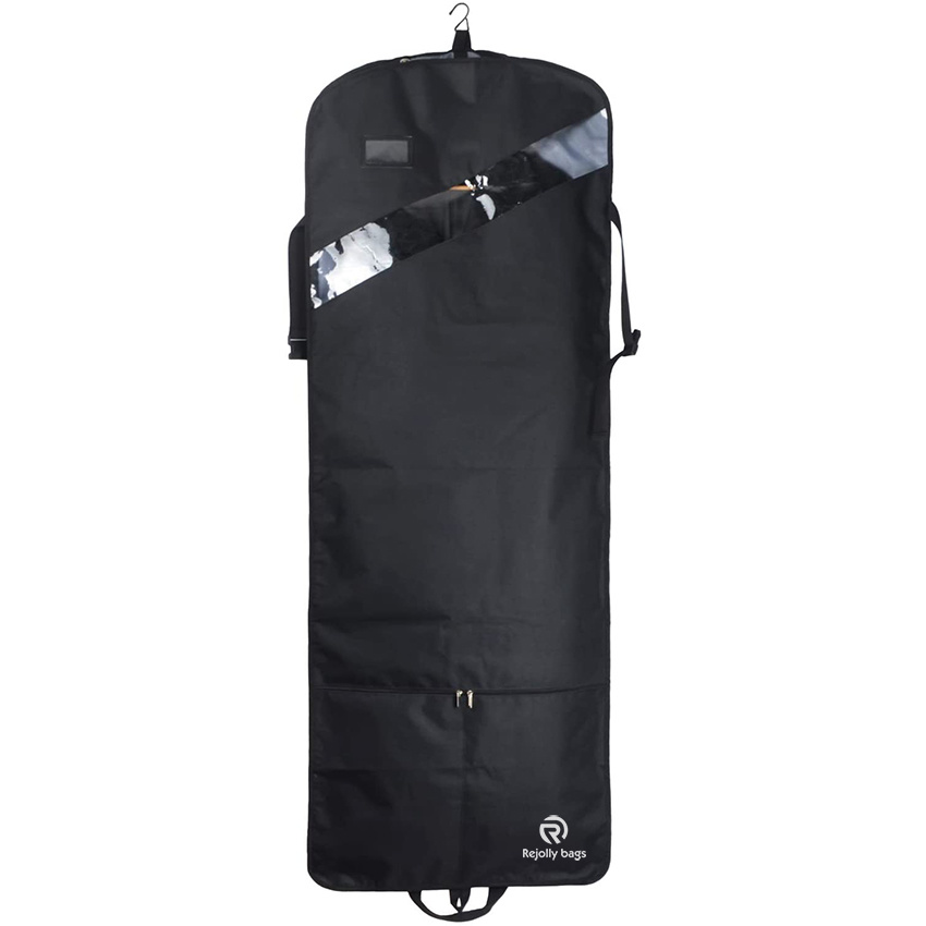 52′′ Extra Long Dress Premium & Breathable Tear-Resistant Hanging Suit Cover for Travel and Storage Garment Bag