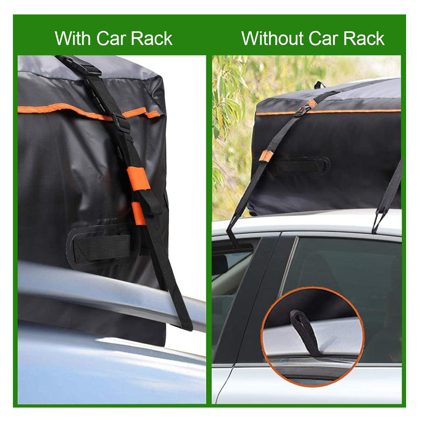 Waterproof Car Top Carrier for Top of Vehicle Includes Straps Mat Storage Rooftop Cargo Carrier