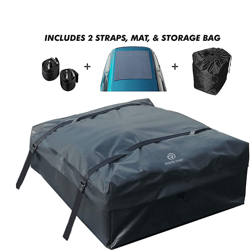 Waterproof Car Top Carrier for Top of Vehicle Includes Straps Mat Storage Rooftop Cargo Carrier