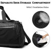 Waterproof Travel Weekender Bag for Men Women Overnight with Shoes Compartment Sports Duffel Bags