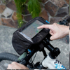 Bike Handlebar Bag Waterproof Touchscreen Phone Holder, 4-Layer Protection Handlebar Bags for Bicycles Pouch for Handlebars, MTB, Road, Mountain Cycling Bag