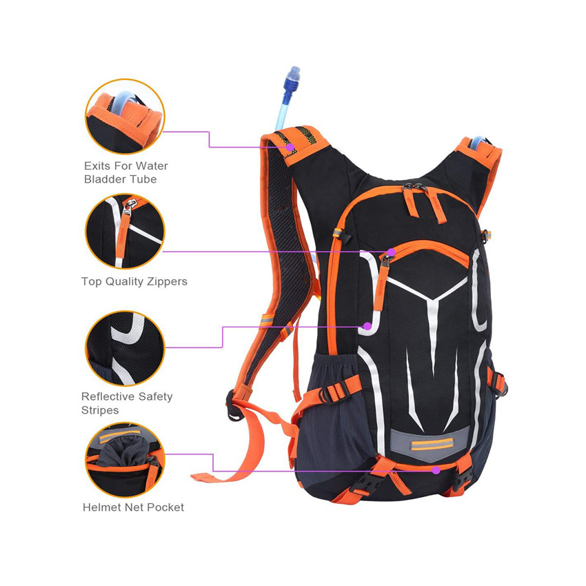 Waterproof Mountain Sports Cycling Hiking Hydration Backpack Custom New Style Pack Drinking Backpack Sport Bag