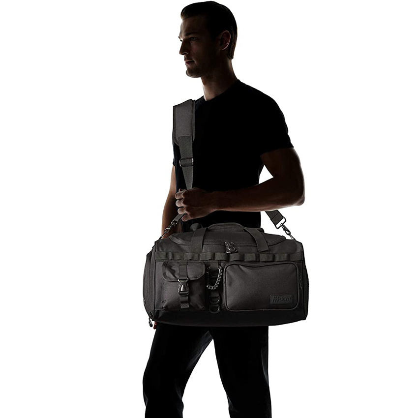 Ventilate Outdoor Tote Sports Bag Gym Duffle Bag with Shoe Compartment Wholesale Handbags