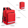 Emergency Medical Backpack Empty EMT Camping Molle Bag with Detachable Side Pocket