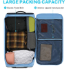 with Wheels 110L Travel Wheeled Duffel Luggage with Rollers 33 Inch Rolling Duffle Bag