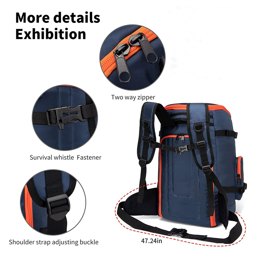 Large Capacity Ski Boot Bag Helmet Backpack Snowboard Gear Bag