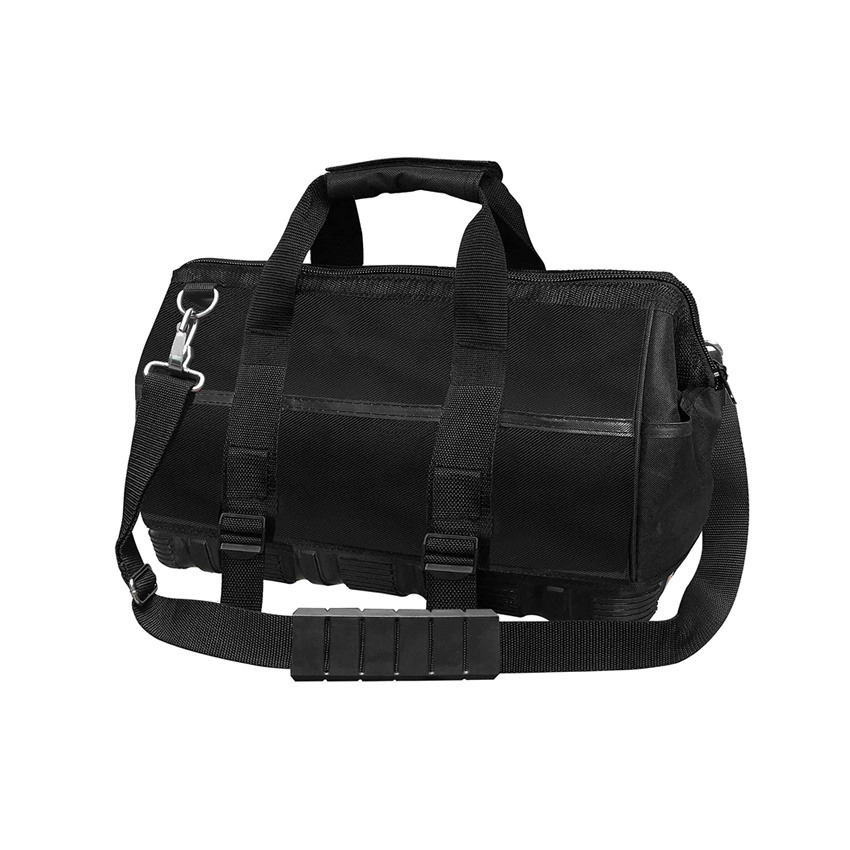 Shoulder Bag with Waterproof Base Tool Bag Canvas Instrument Bag Heavy Duty Tool Bags