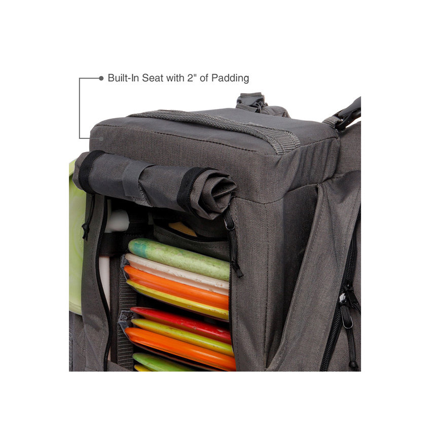Popular Disc Golf Backpack Durable Sports Carry Bag Athlete Competition Frisbee Bag