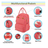 Travel Baby Diaper Backpack Bags with Changing Station Premium Waterproof Baby Bag