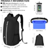 Waterproof Floating Backpack 20L Lightweight Kayak Gear Drybag - Float Rolltop Outdoor Storage Pouch Pack for Swim Beach Kayaking Boating Raftingt Dry Backpack