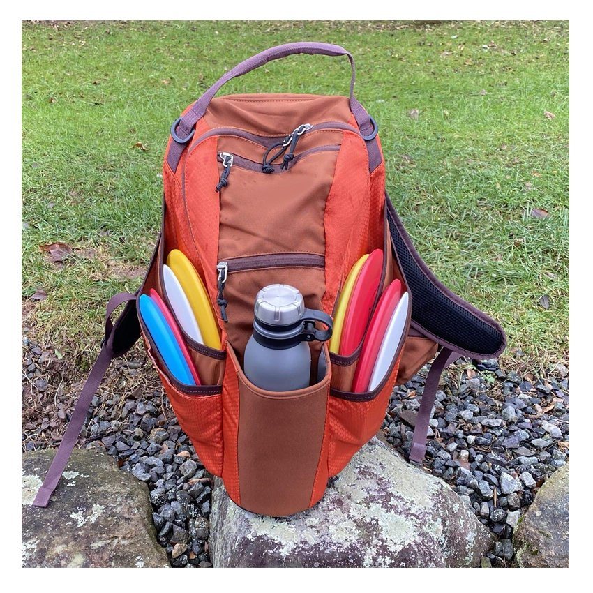 Outdoor Sports Backpack Disc Golf Bag Hand Fan Dartboard Bag