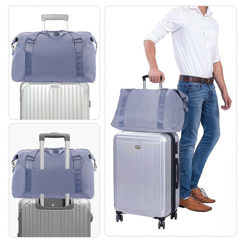 Durable Waterproof Overnight Bag Tote Carry on Luggage Bag for Women Men