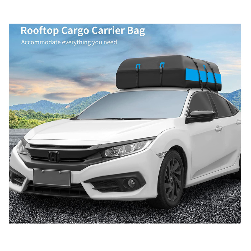 High Capacity Rooftop Cargo Carrier Bag Outdoor Camping Barbecue Equipment Roof Bag for All Cars