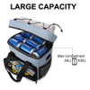 Insulated Food Delivery Bag Hot Cold Pack Portable Cooler Bag Picnic Bag