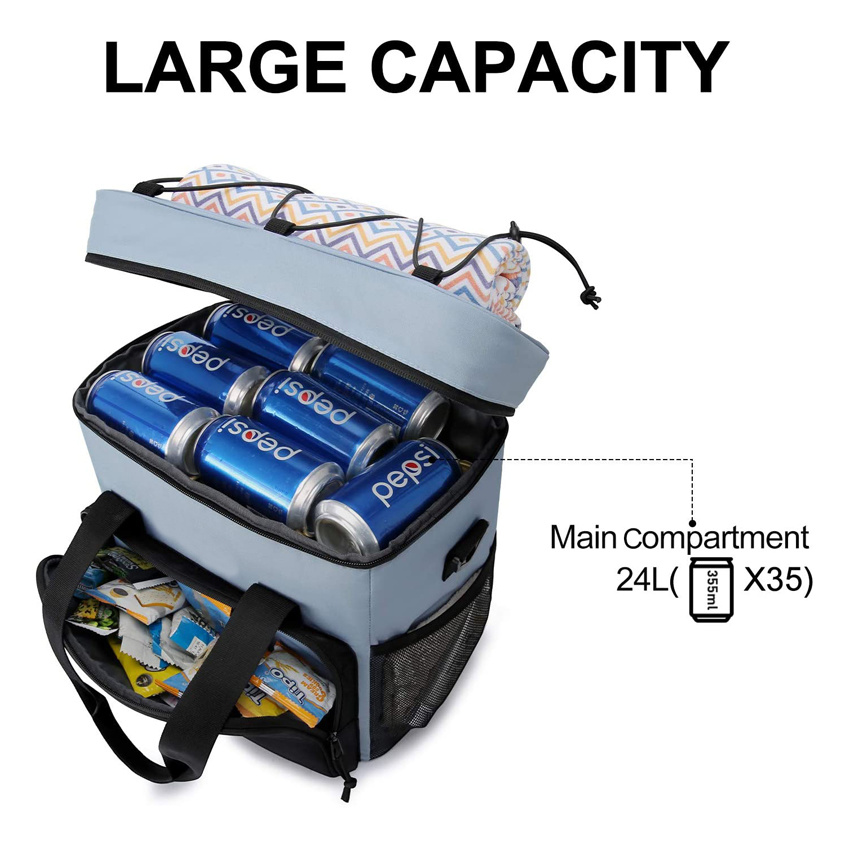 Insulated Food Delivery Bag Hot Cold Pack Portable Cooler Bag Picnic Bag