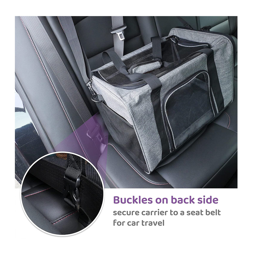 Pet Carrier for Small Medium Cats and Dogs Ventilation Pet Bag Lightweight Pet Bed