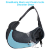 Breathable Mesh Puppy Carrier Portable Adjustable Travel Cat Sling Bag