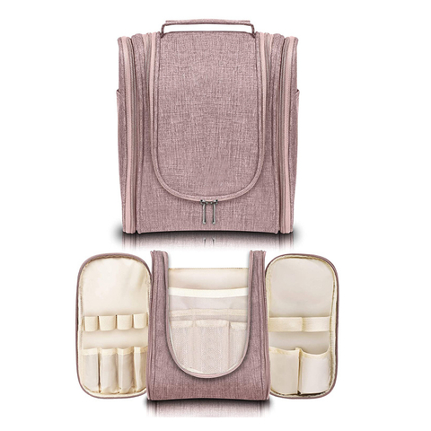 Hanging Travel Toiletry Bag for Women Hygiene Bag Bathroom and Shower Organizer Kit