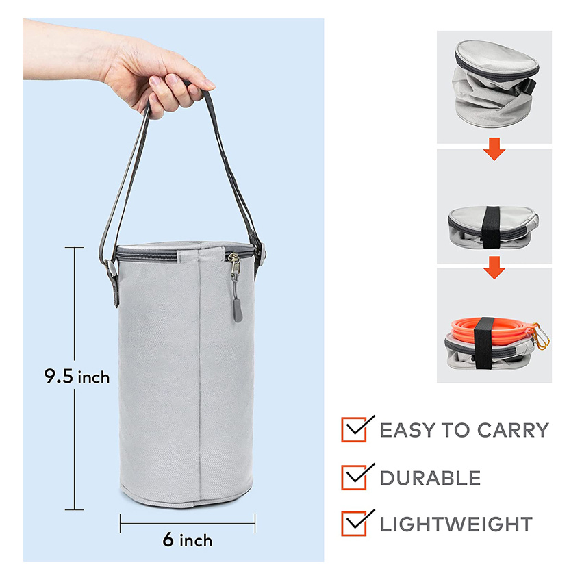 Lightweight Pet Travel Food Bag Collapsible Dog Dry Food Carry Bag