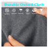 Heavy Duty Portable Foldable Garment Bags for Travel Hanging Clothes Storage with Clear Window