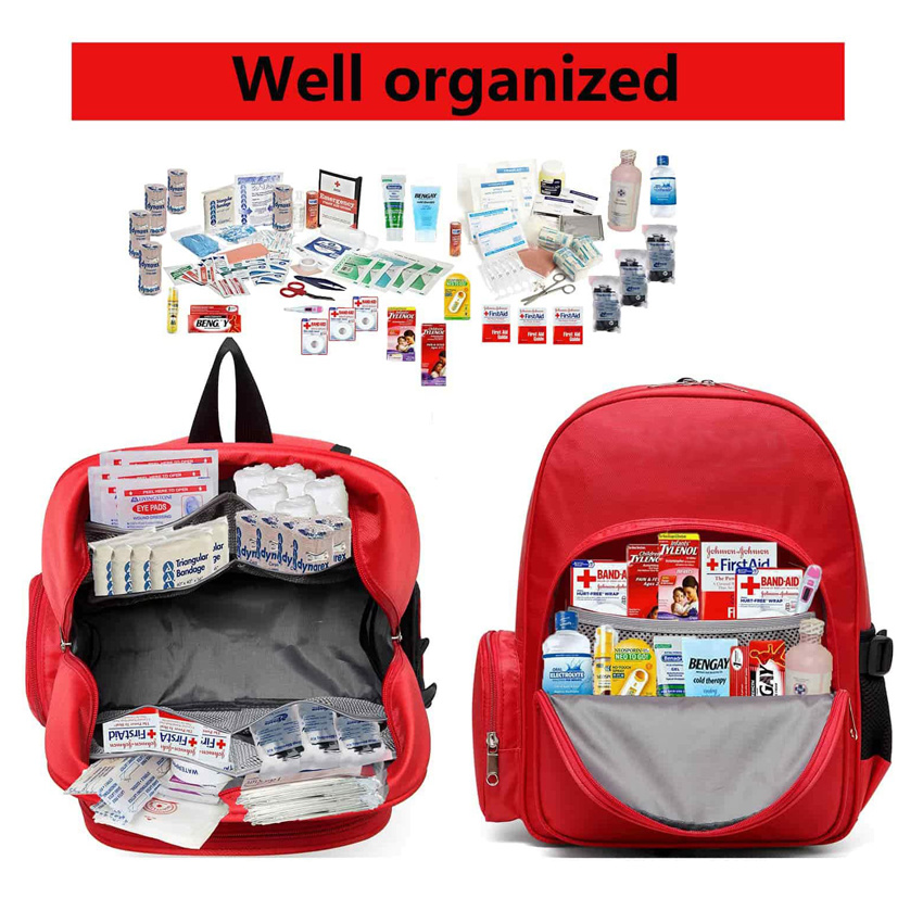 Outdoor Emergency Rescue Backpack Household Medical Bag First Aid Supplies Backpack