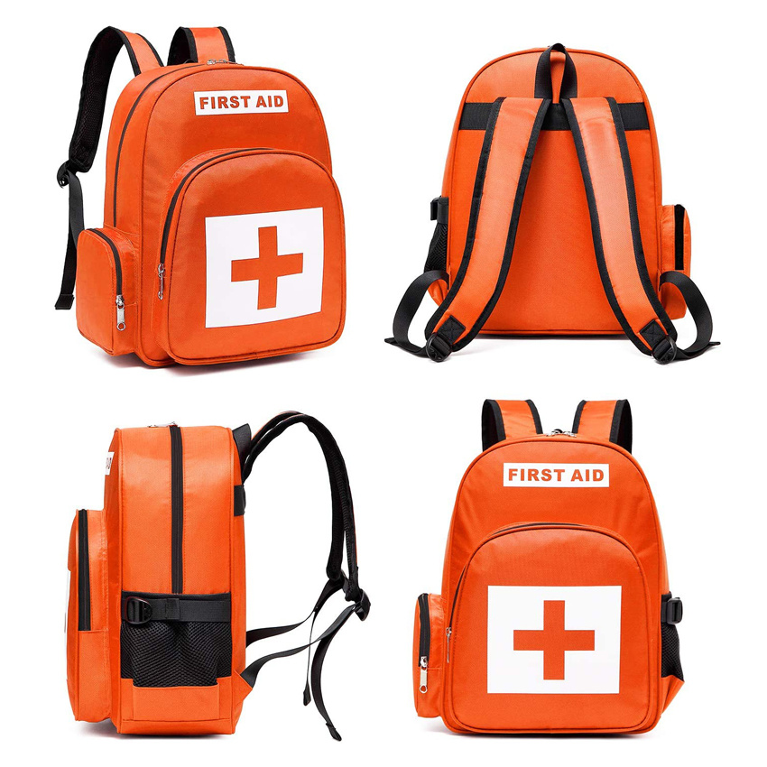 First Aid Bag Medical Backpack First Responder Trauma Treatment Hiking Travel Bag