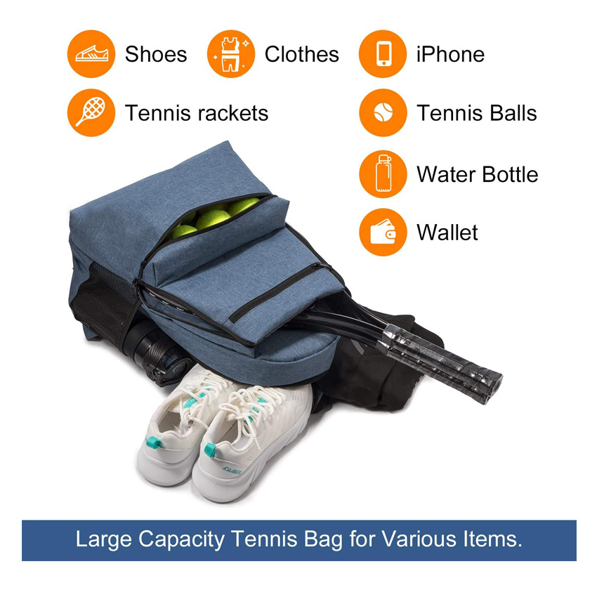 Fashion Tennis Bag Professional Tennis Backpack Large Capacity Racket Bags