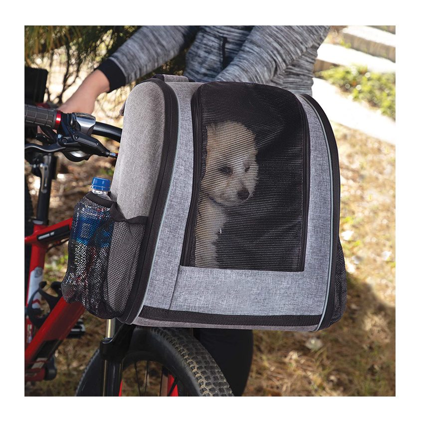 Pet Products Travel Bike Backpack for Pets Portable Pet Bicycle Bag Dog Cage