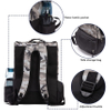 with 20+ Disc Capacity Carry Golf Bag for Disc Golf Starter Set Two Side Storage Pockets Disc Golf Backpack Bag