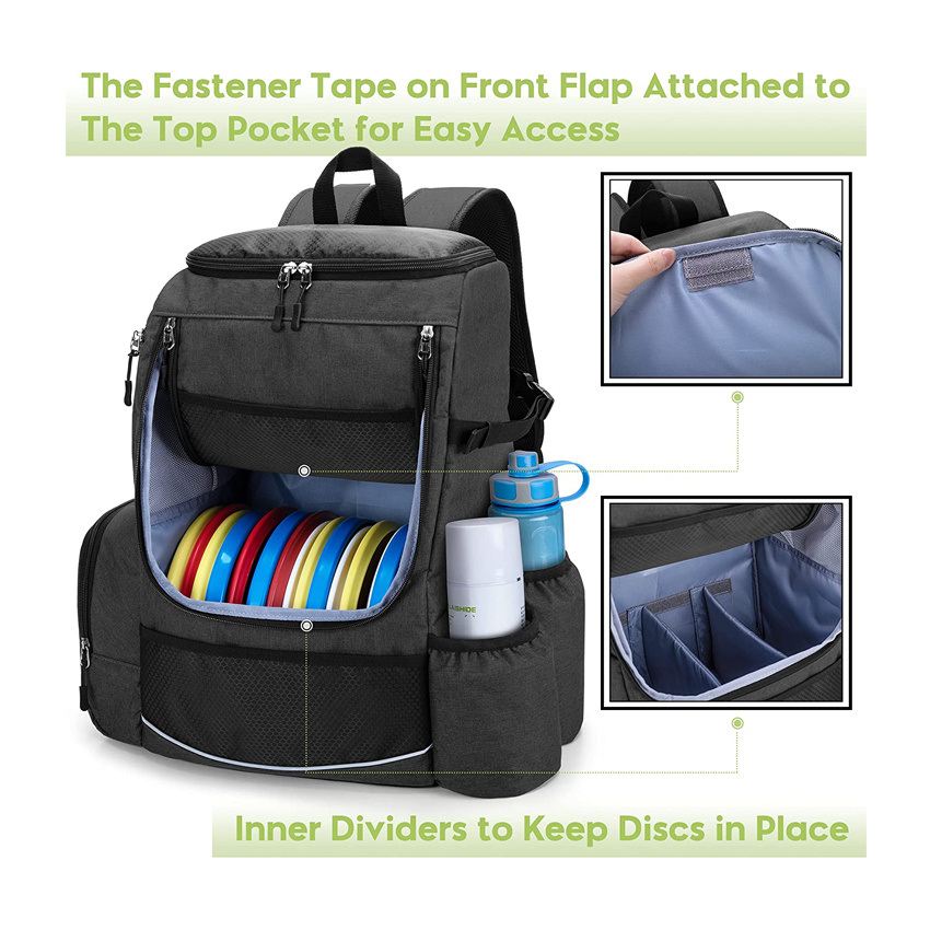 Large Capacity Disc Golf Backpack Frisbee Golf Bag Professional Outdoor Sports Bag