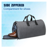 Convertible Garment Bag with Shoulder Strap Carry on Travel Suit Bags Casual Fashion Bag