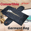 2 in 1 Convertible Hanging Clothes Travel Duffle Garment Bag for Suit