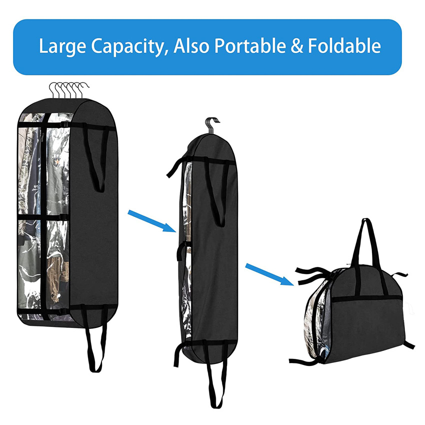 Carry on Garment Bags for Hanging Clothes Widely Usage Travel Moving Suit Bags