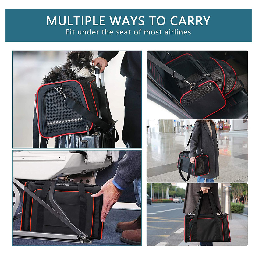 Lightweight Pet Bag Expandable Durable Dog Carriers Bag Pet Travel Bag Pet Product