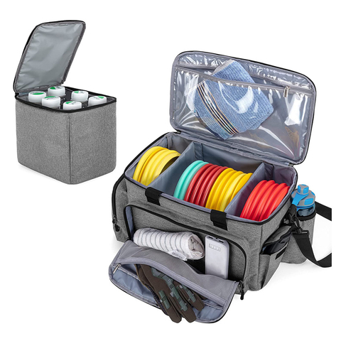 Disc Golf Bag with Cooler Bag Outdoor Leisure Travel Bag Frisbee Bag Pet Toy