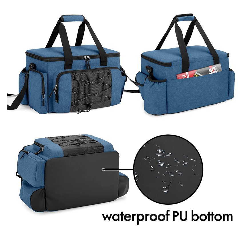 Portable Disc Golf Bag Ice Cooler Bag Lightweight Frisbee Bag Foldable Dog Frisbee Bag