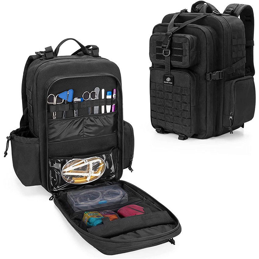 Medical Tactical Backpack Medical Supplies Bag First Aid Rucksack with Top Y-Strap for Hiking Trekking Hunting Camping