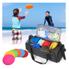 Waterproof PU Disc Golf Bag Frisbee Golf Bag with Cooler Bag for Drinks