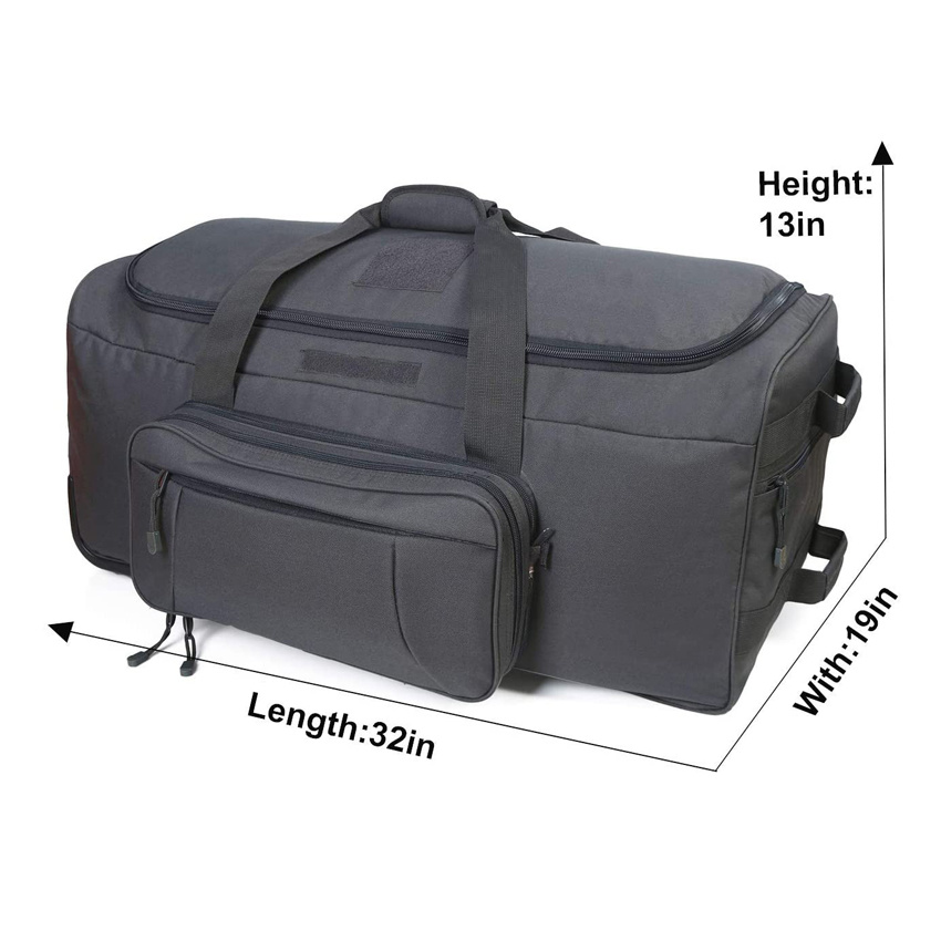 Large Capacity Luggage Bag Rolling Travel Bag Outdoor Trolley Bag