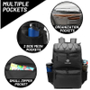 Cooler Insulated Waterproof Cooler Backpack Leakproof Lightweight with Cooler Compartment Soft Cooler for Work Beach Camping Hiking Picnics Cover Backpack