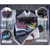 Large Trolley Duffel Suit Bag Expandable Rolling Garment Shoe Compartment Includes Toiletry Bag