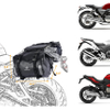 Waterproof Bag Motorcycle Saddlebag 40L Multi-Adjustment Design High Strength Tank Bag Motor Side Bag